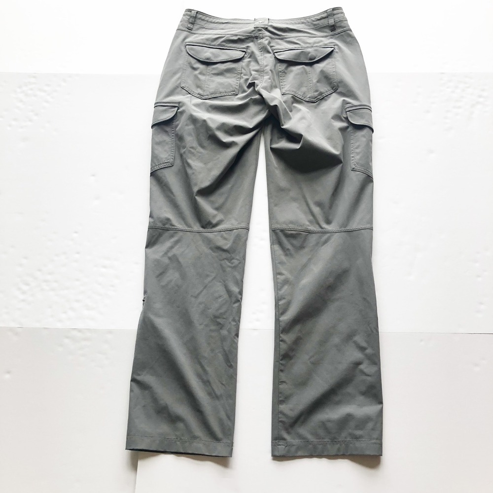 Kuhl Pants Womens 8 Freeflex Roll-Up Gray Cargo Hiking Convertible Capri - Picture 4 of 11